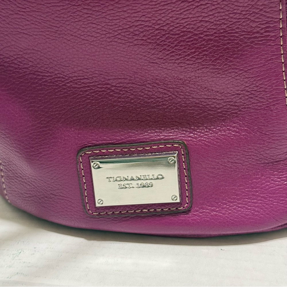 Tignanello hobo bucket  leather bag - Picture 12 of 12